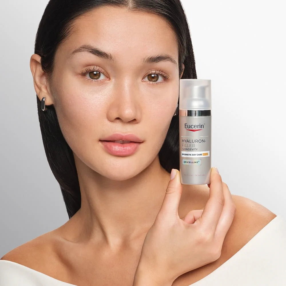 Eucerin Hyaluron-Filler + Longevity Epigenetic Crema Día FPS30