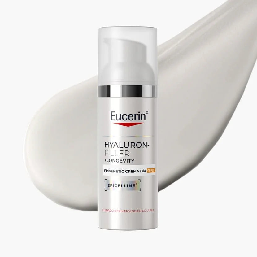 Eucerin Hyaluron-Filler + Longevity Epigenetic Crema Día FPS30 50 ml