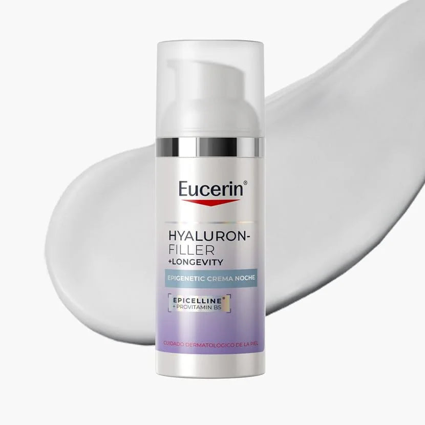 Eucerin Hyaluron-Filler + Longevity Epigenetic Crema Noche 50 ml