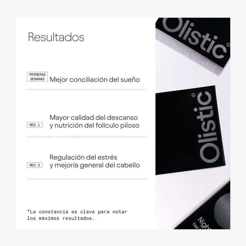 Olistic Night Booster | 28 Viales | Regeneración Capilar Nocturna