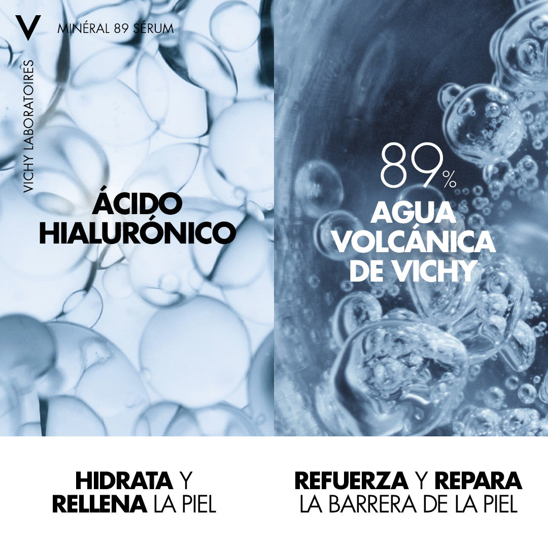 Vichy – Minéral 89 Sérum Fortificante con Ácido Hialurónico