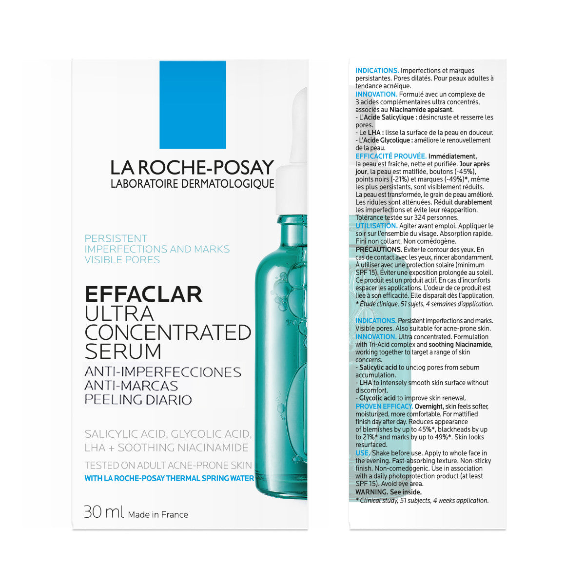 La Roche-Posay Effaclar Serum Antiacné Ultra Concentrado