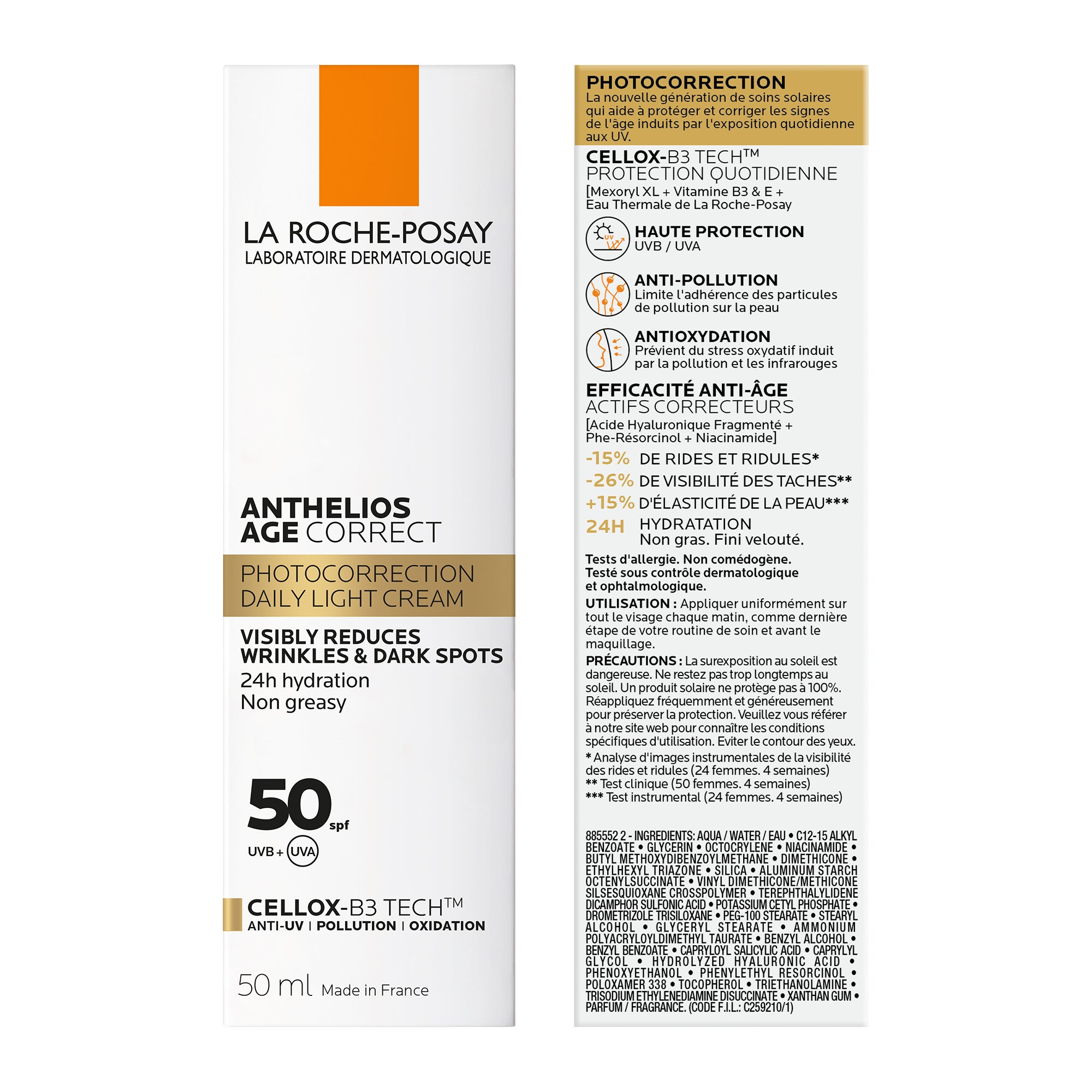 La Roche-Posay – Anthelios Age Correct SPF 50 Antiedad