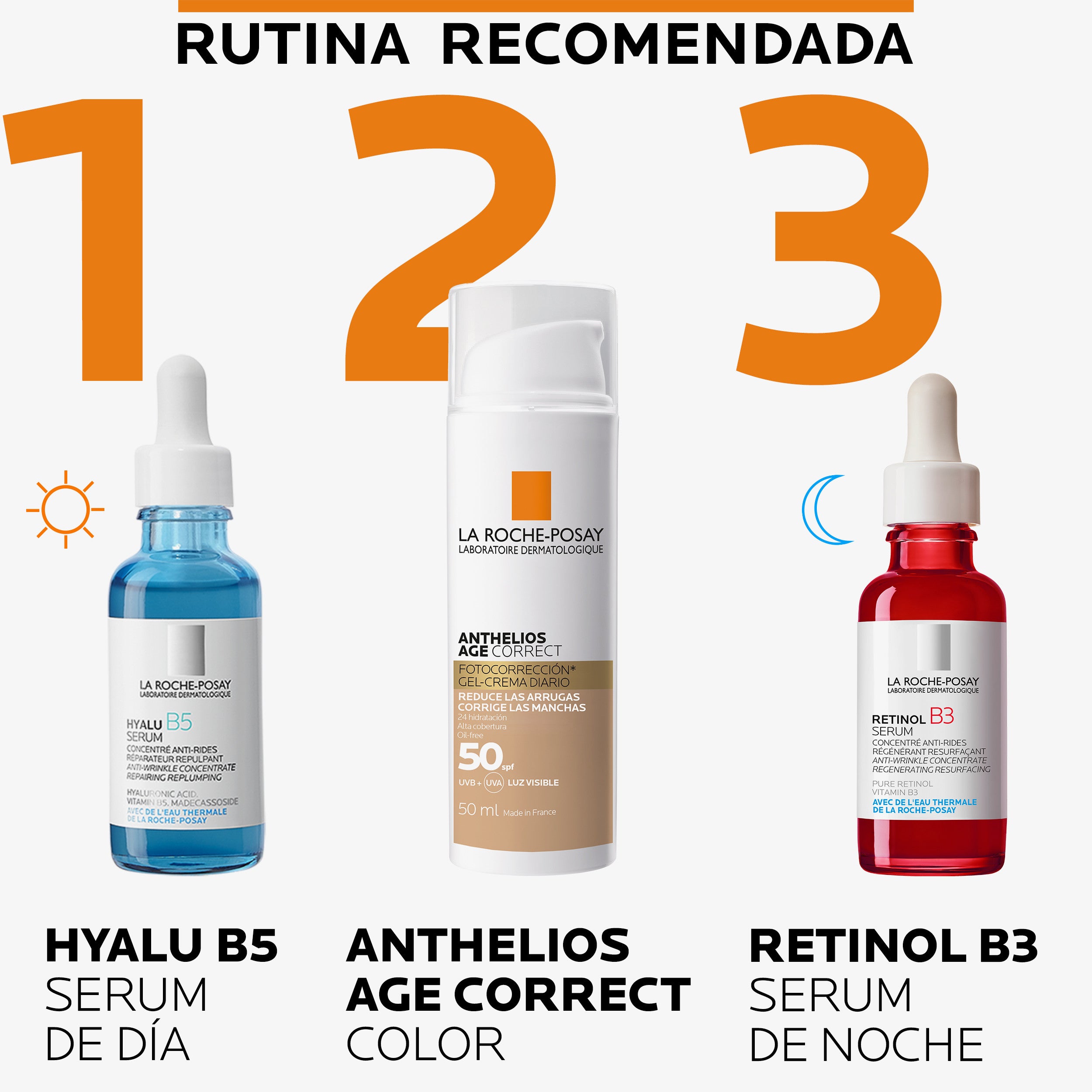 La Roche-Posay – Anthelios Age Correct SPF 50 con Color