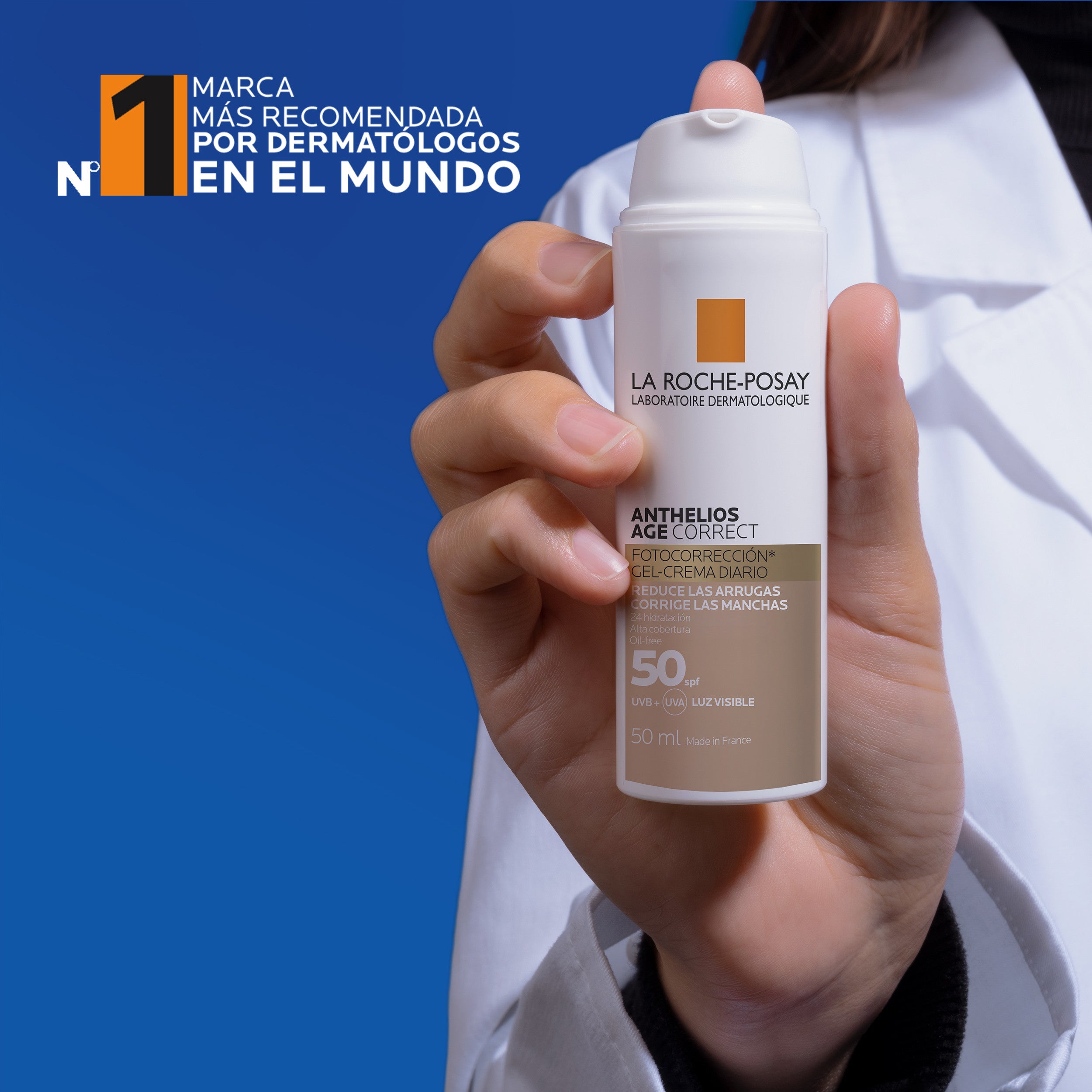 La Roche-Posay – Anthelios Age Correct SPF 50 con Color