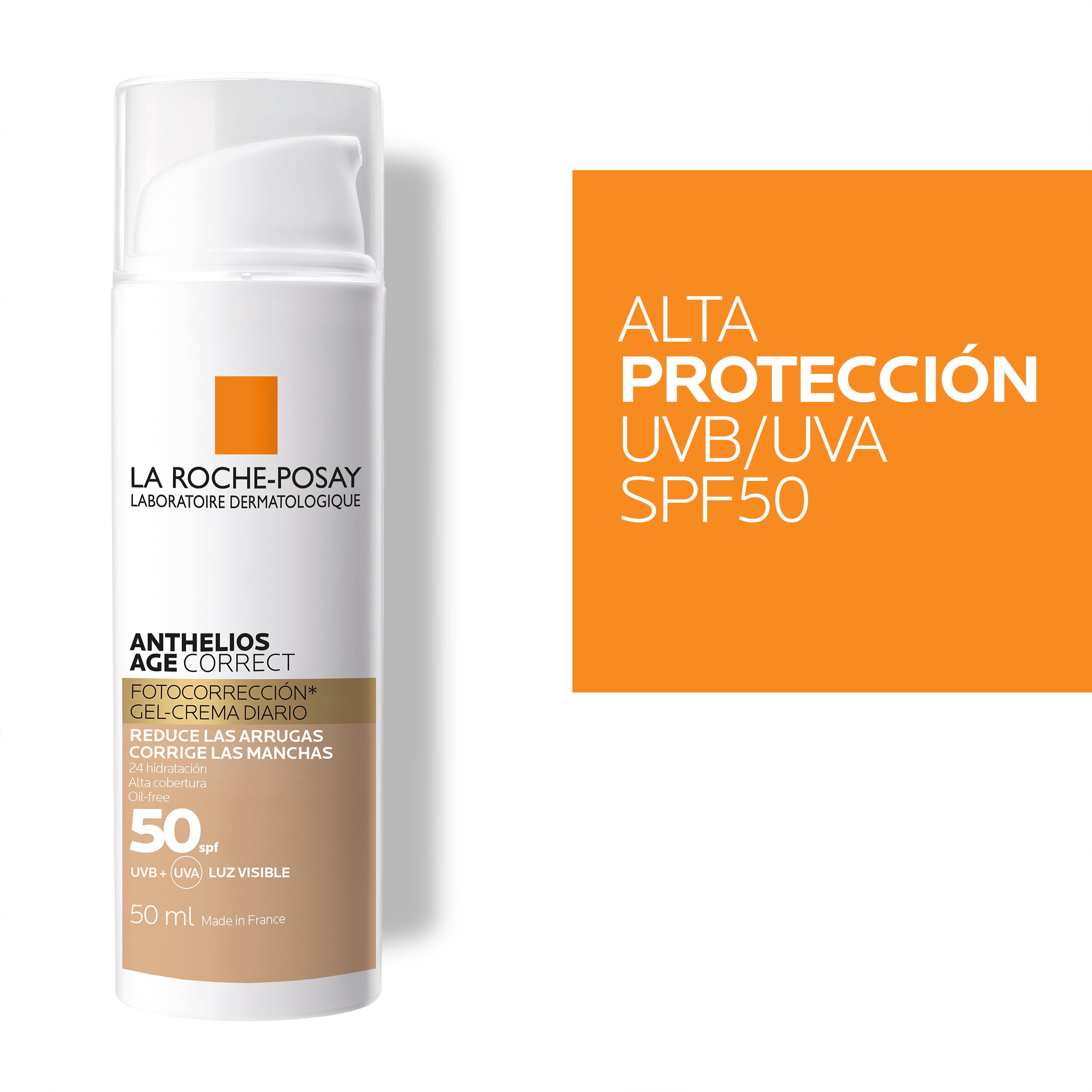 La Roche-Posay – Anthelios Age Correct SPF 50 con Color