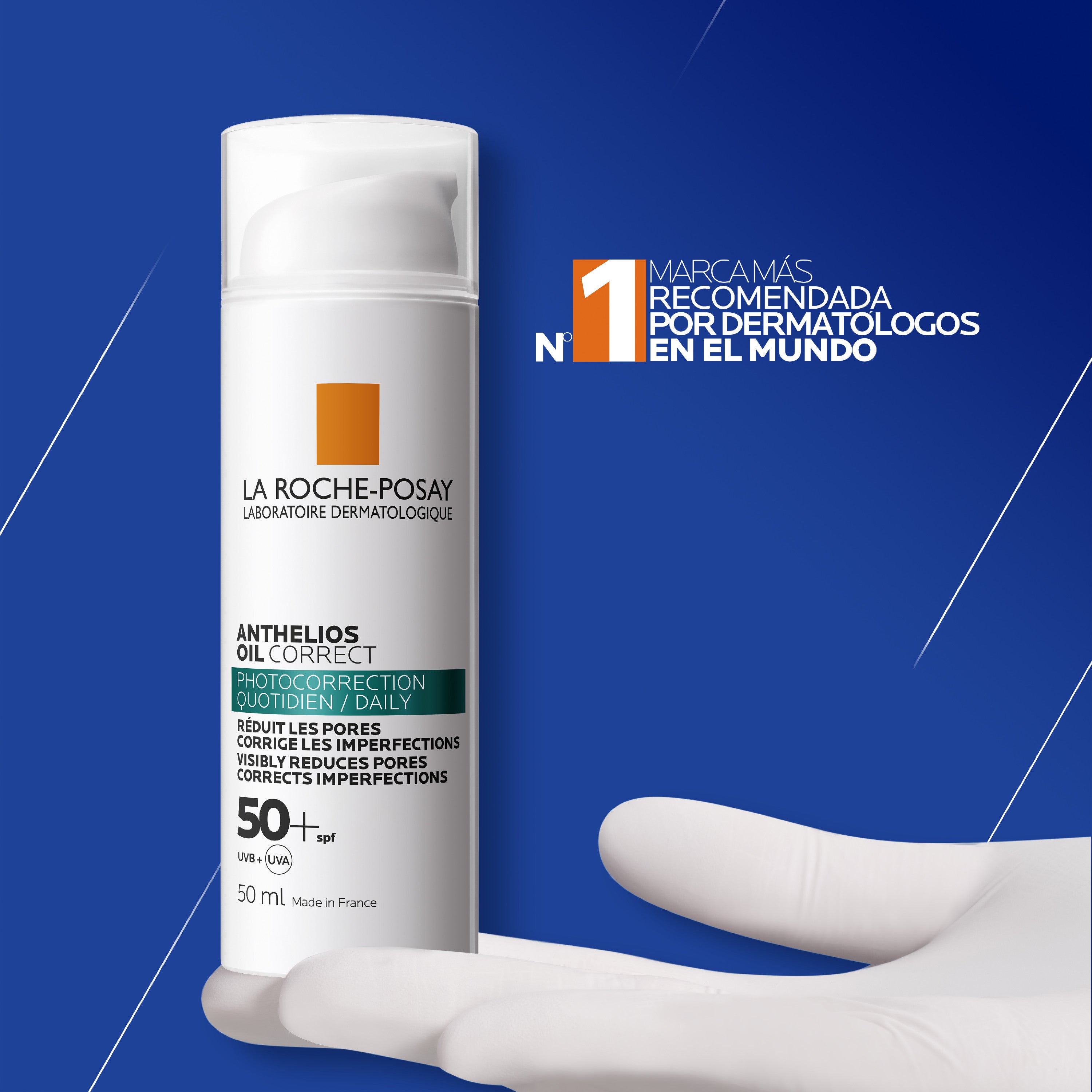 La Roche-Posay – Anthelios Oil Correct Fluido SPF 50 Antiimperfecciones