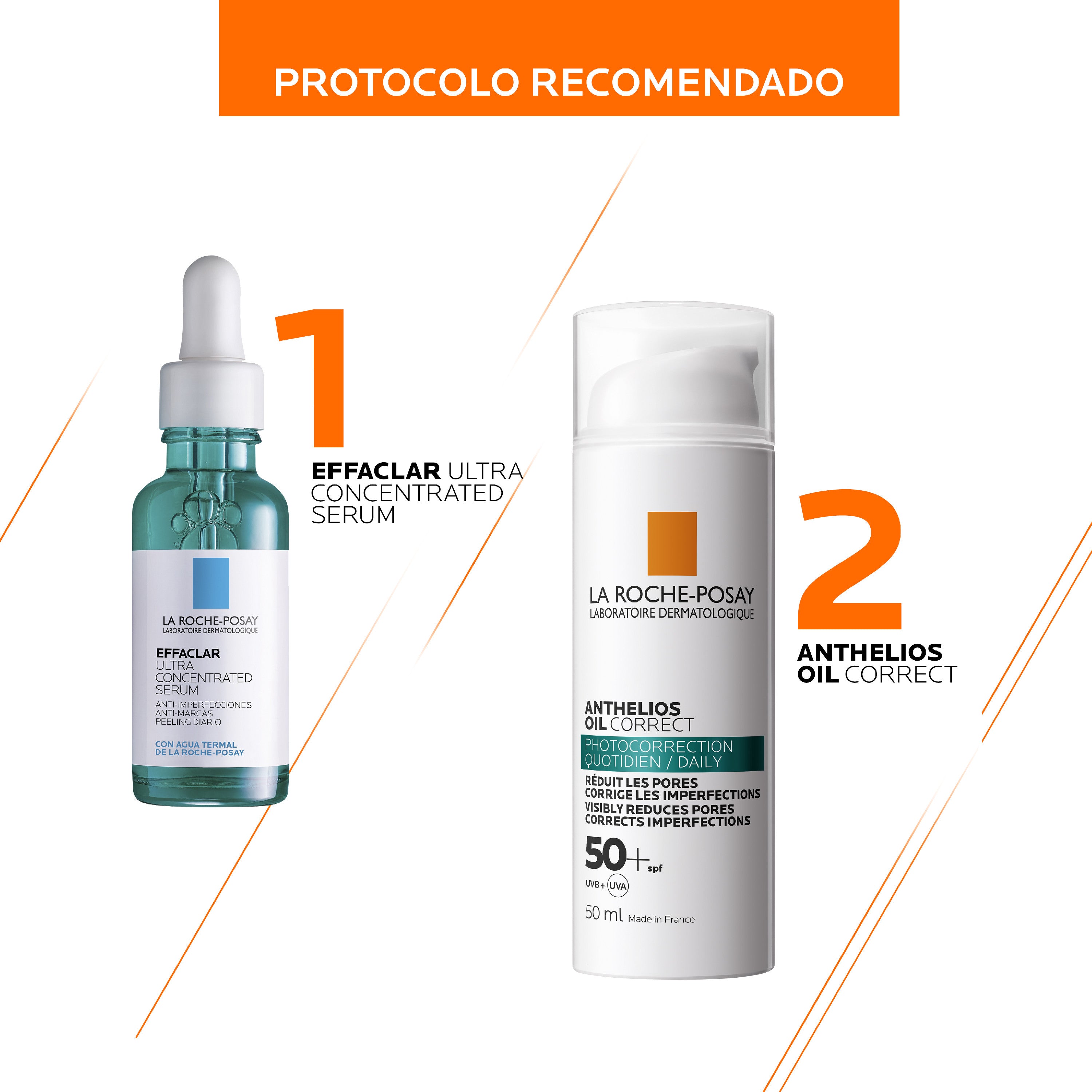 La Roche-Posay – Anthelios Oil Correct Fluido SPF 50 Antiimperfecciones