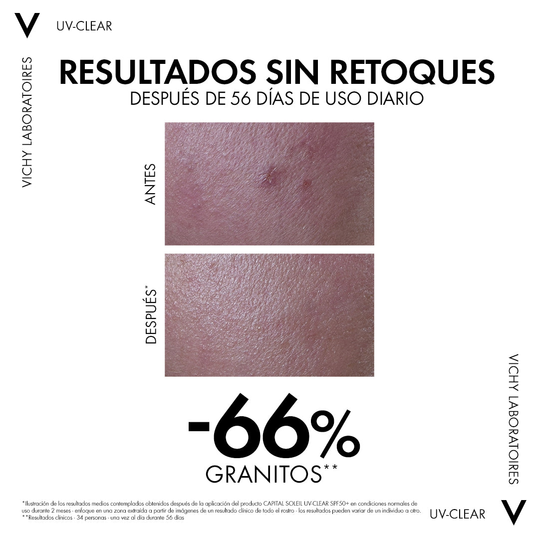 Vichy – Capital Soleil UV Clear SPF 50 Antiimperfecciones