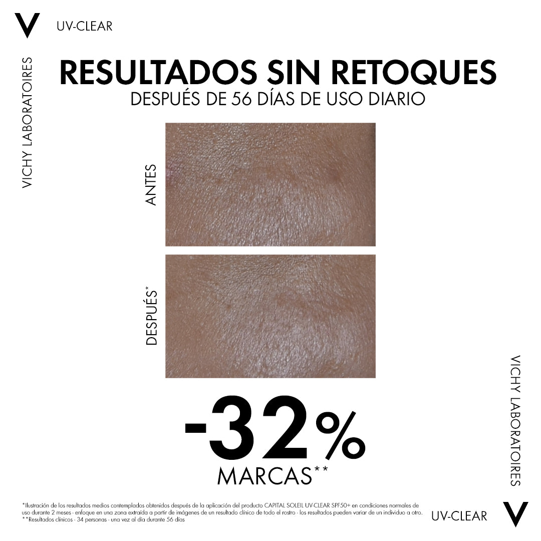 Vichy – Capital Soleil UV Clear SPF 50 Antiimperfecciones
