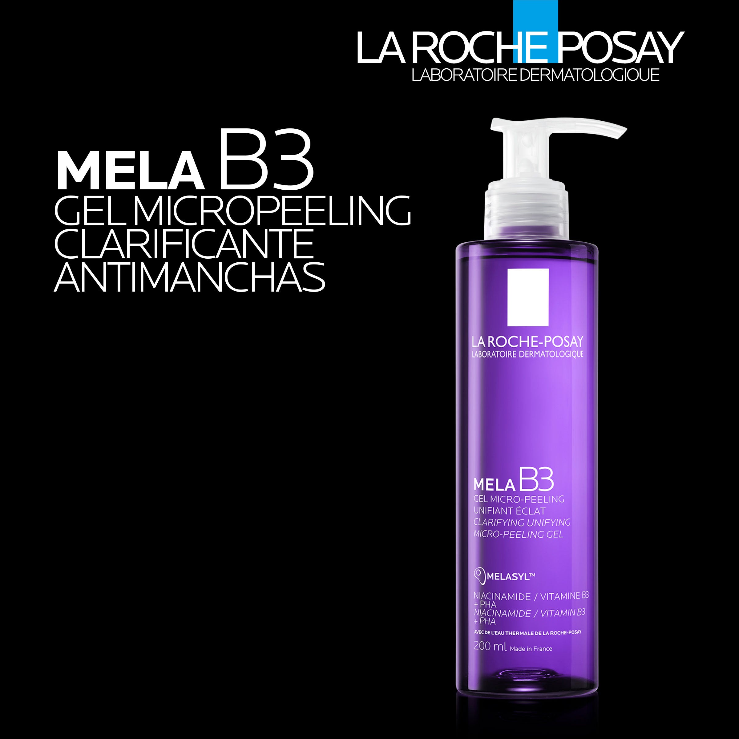 La Roche-Posay Mela B3 Gel Limpiador Facial Exfoliante Antimanchas