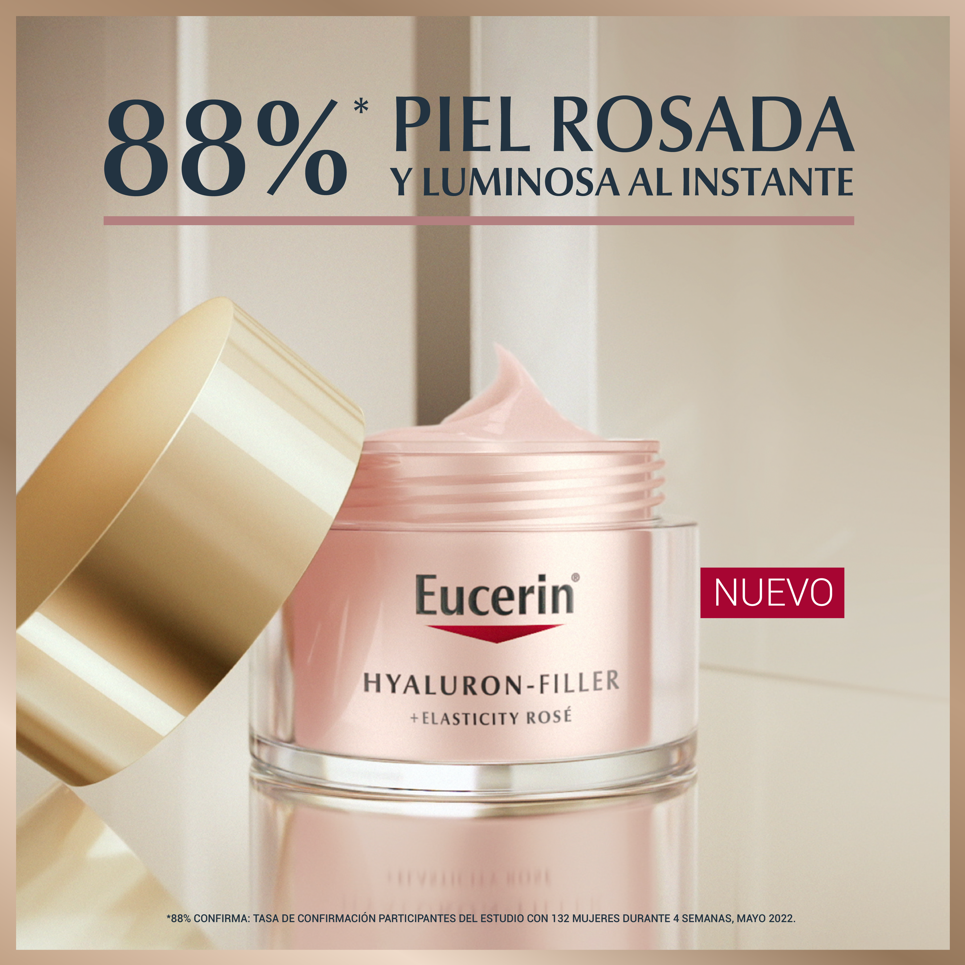 Eucerin Hyaluron-Filler + Elasticity Rosé Recarga Serum Facial