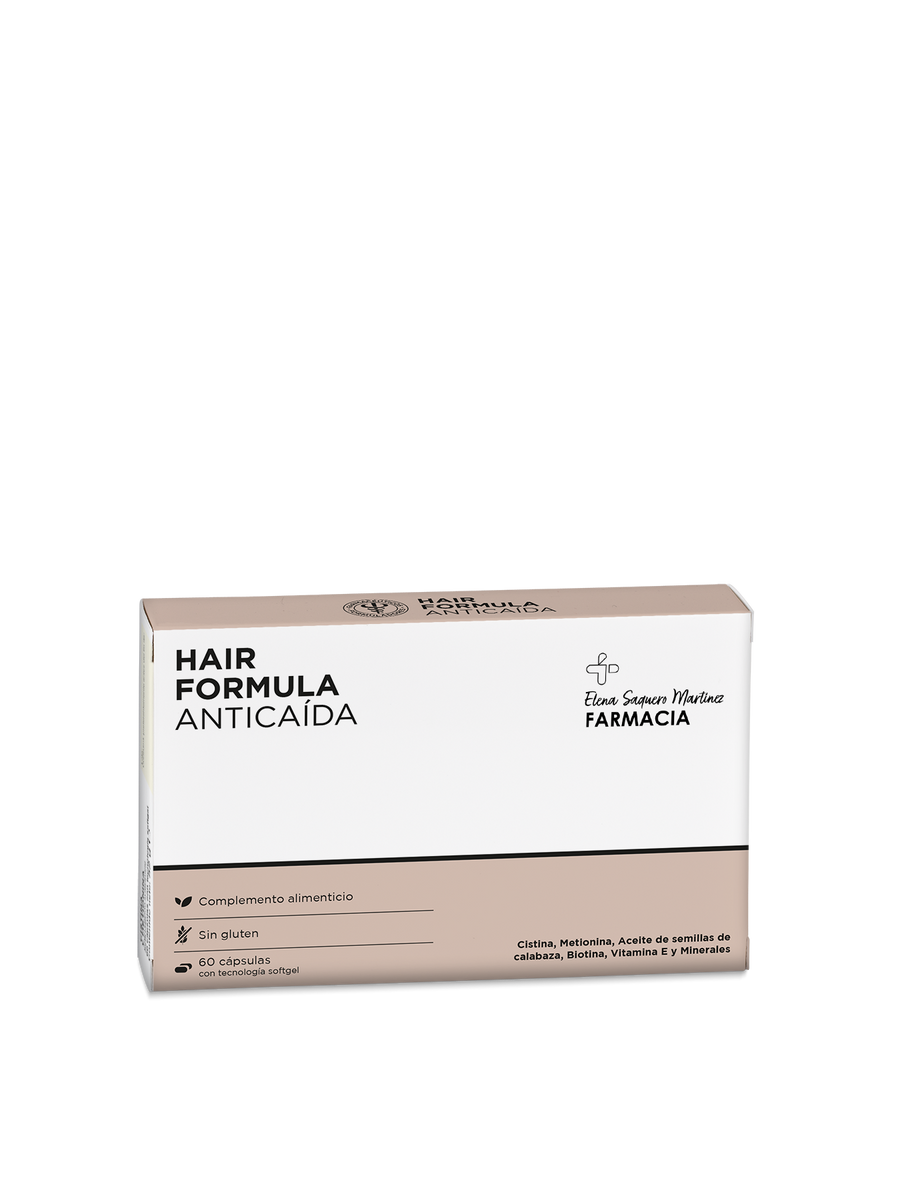 Hair Formula Anticaída | Cápsulas con Biotina, Cistina y Calabaza