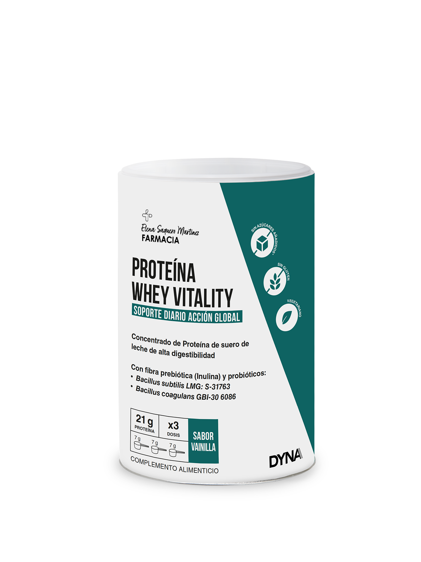 Vitality Whey Protein Vainilla 300g | Recuperación y Masa Muscular