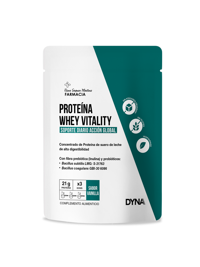 Vitality Whey Protein Vainilla 500g | Alto Contenido en Proteína