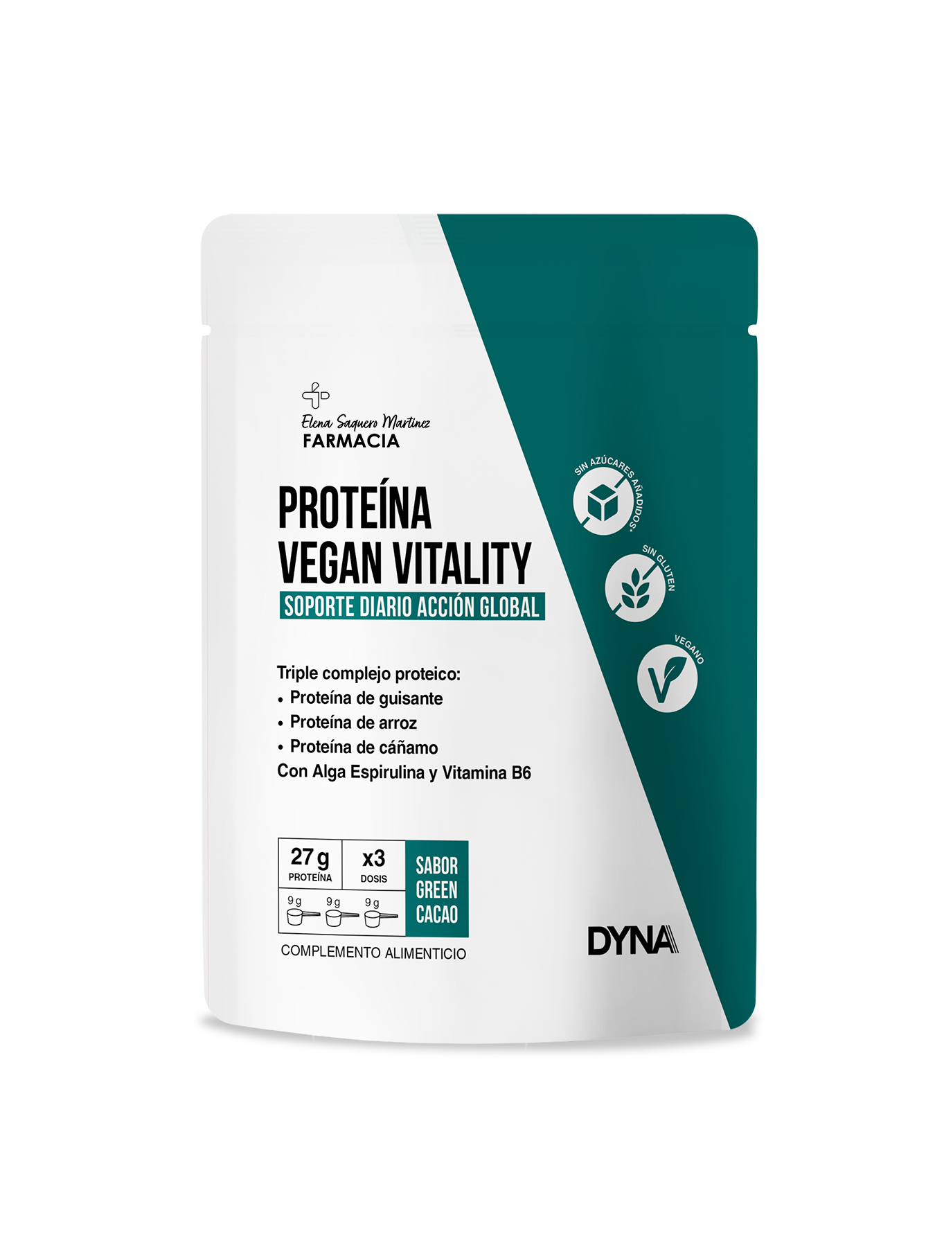 Vitality Proteína Vegana Green Cacao 500g