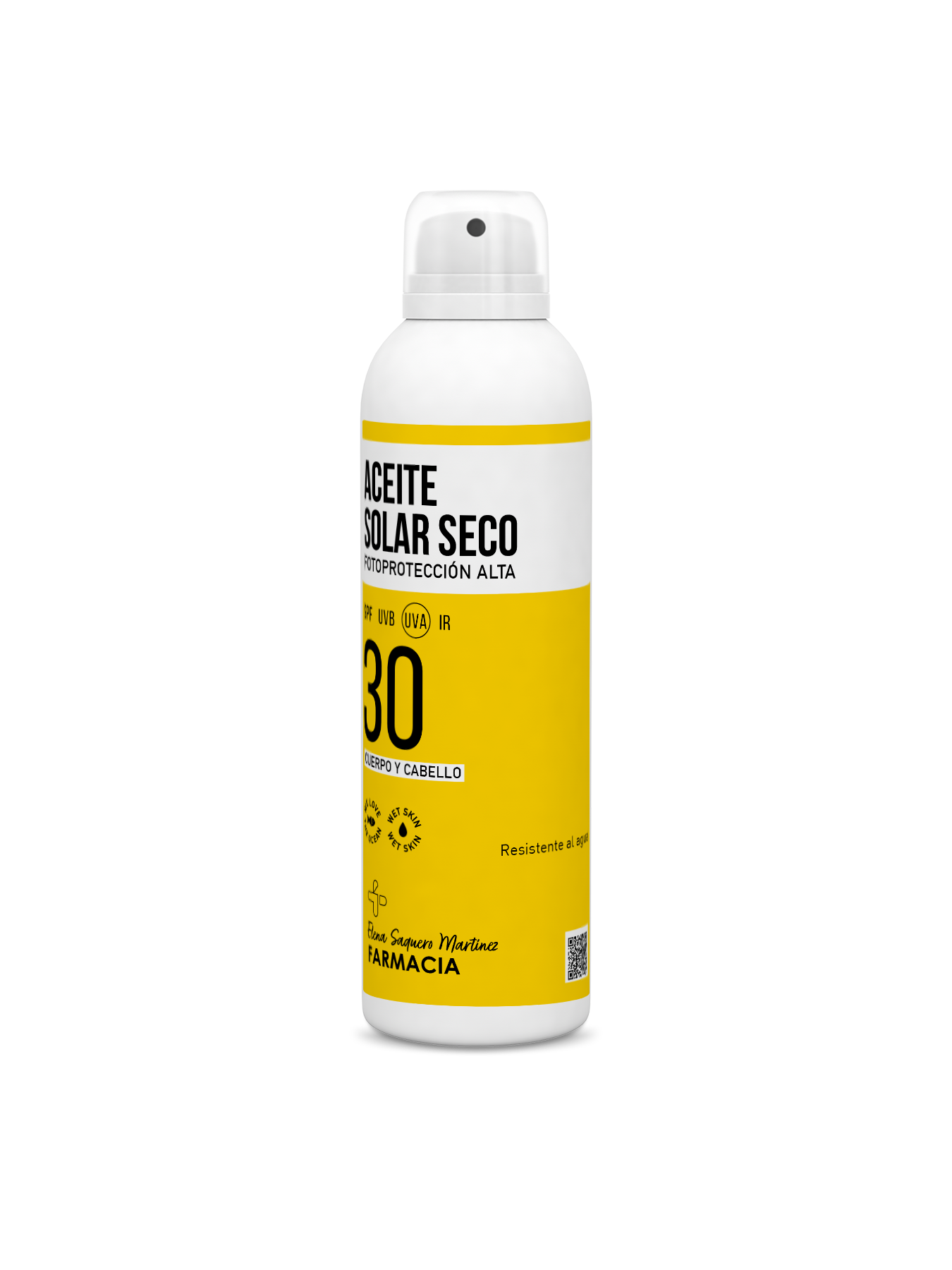 Aceite Solar Seco SPF 30 Cuerpo y Cabello 150ml