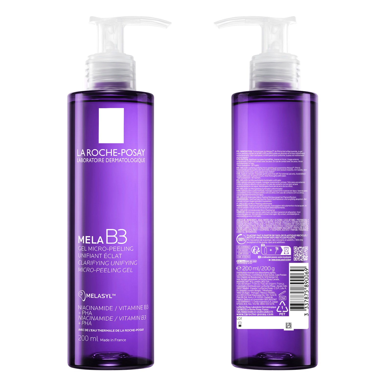 La Roche-Posay Mela B3 Gel Limpiador Facial Exfoliante Antimanchas