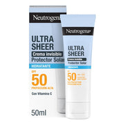 Neutrogena - Ultra Sheer Crema Invisible SPF50+ Hidratante