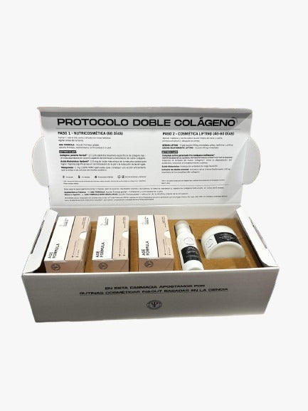 PROTOCOLO DOBLE COLAGENO NUTRICOSMETICA+COSMETICA LIFTING