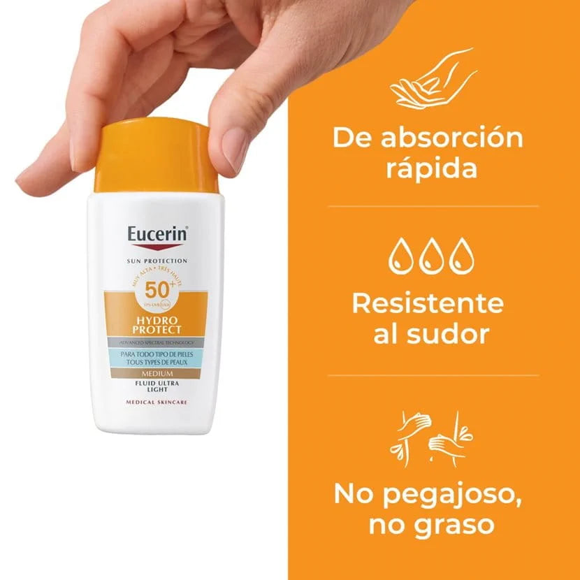 Eucerin - Sun Protection Hydro Protect Fluido Ultra Light Color Medio
