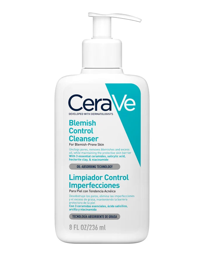 CeraVe – Limpiador Control Imperfecciones con Ácido Salicílico 236ml