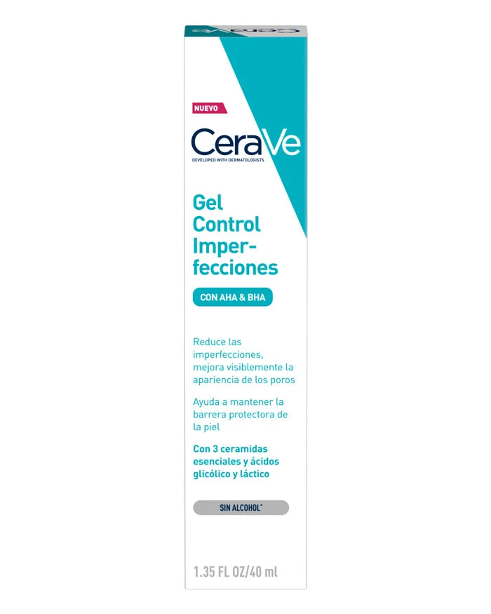 CeraVe – Gel Control Imperfecciones Anti-Acné con Ácido Salicílico 40ml