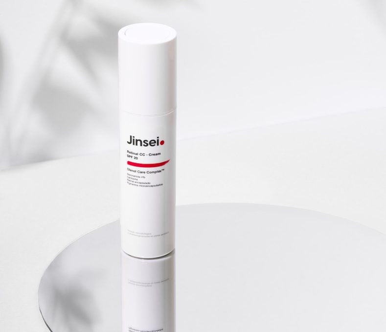 Jinsei – Retinal CC Cream SPF 20 Antiedad Iluminadora