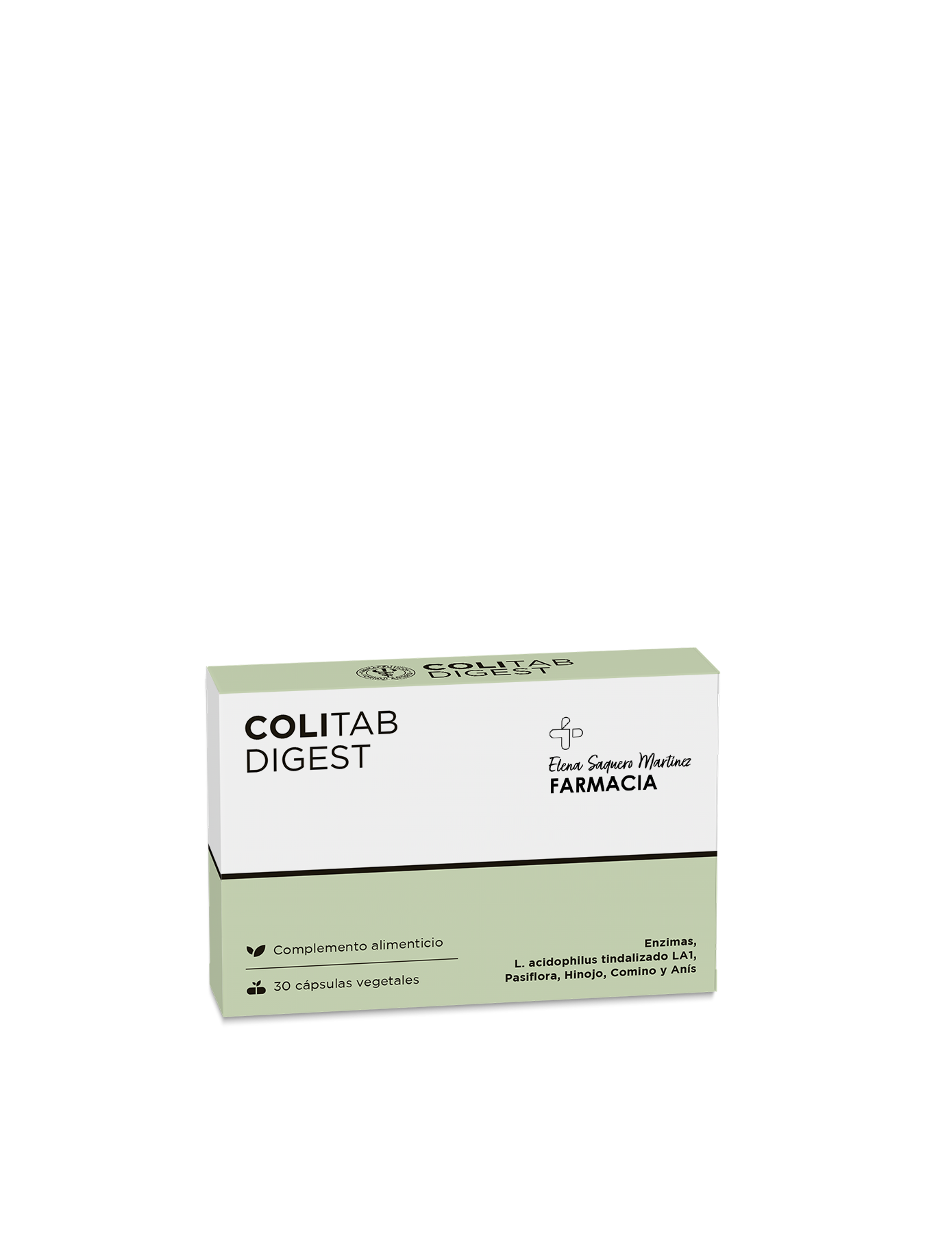 Colitab Plus 30 Cápsulas | Digestivo, Carminativo y Probiótico Natural