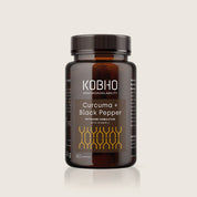 KOBHO Cúrcuma + Pimienta Negra 60 Cápsulas Antioxidante Digestión Inmunidad