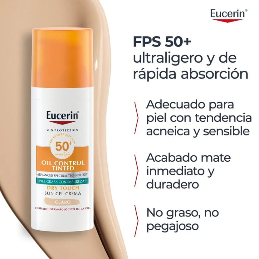 Eucerin - Sun Protection Oil Control Tinted Claro