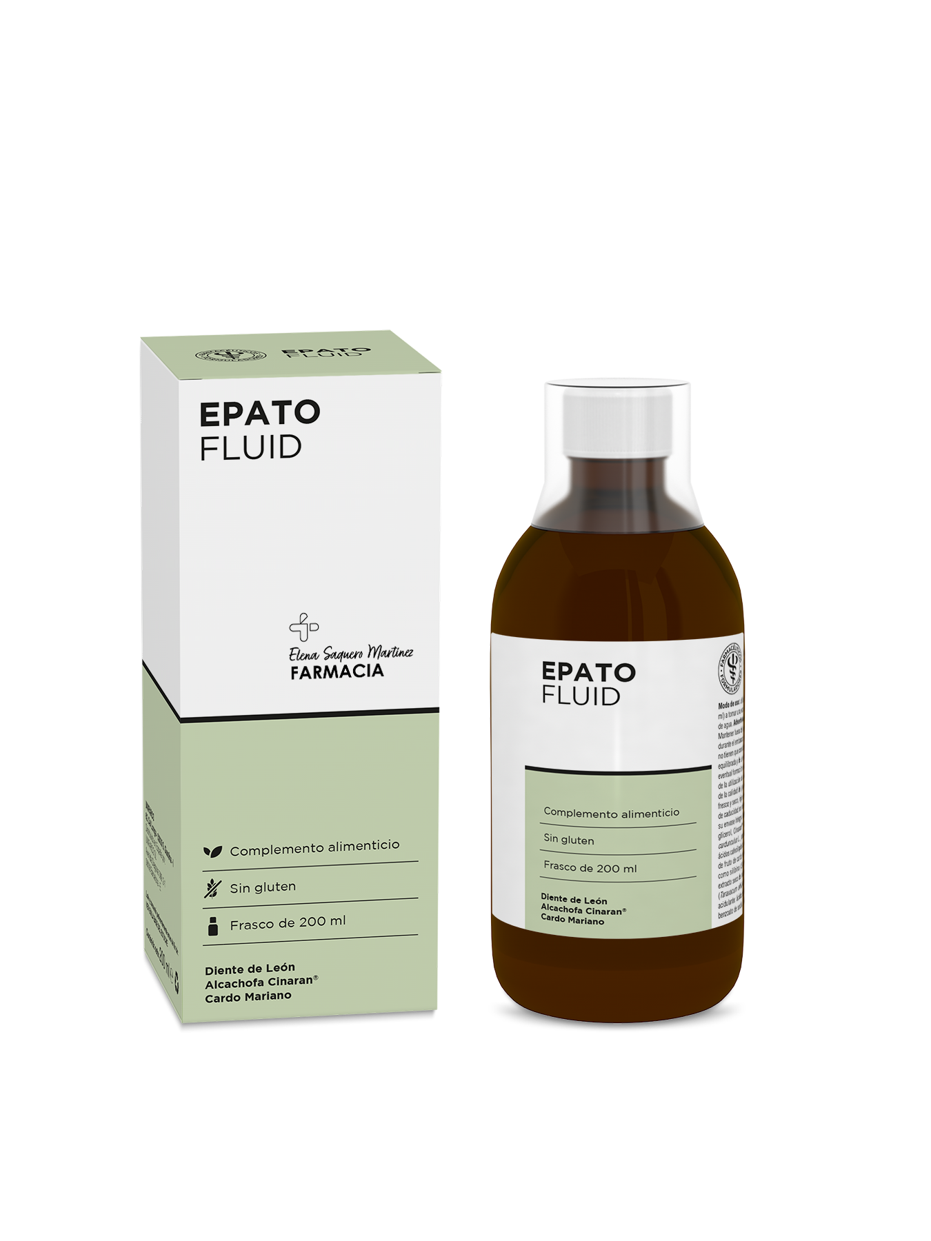 Epatofluid 200ml | Depurativo Hepático Líquido con Diente de León y Cardo Mariano