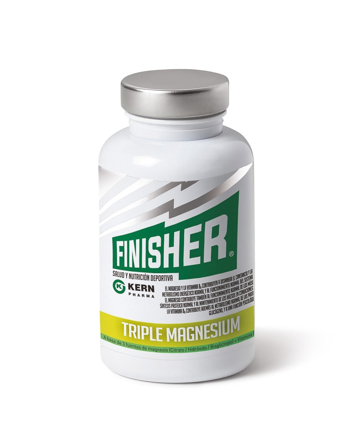 Finisher Triple Magnesium 60 cápsulas | Citrato + Bisglicinato + B6