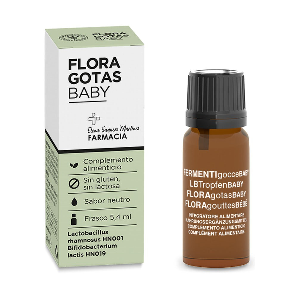 Floragotas Baby 5,4ml Probiótico en Gotas para Bebés y Madres Lactantes