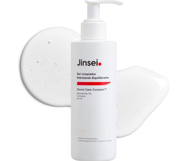 Jinsei – Gel Limpiador Hidratante y Equilibrante para Todo Tipo de Piel