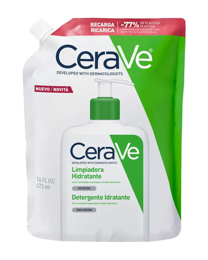 CeraVe – Limpiador Hidratante Piel Normal a Seca Recarga 473ml