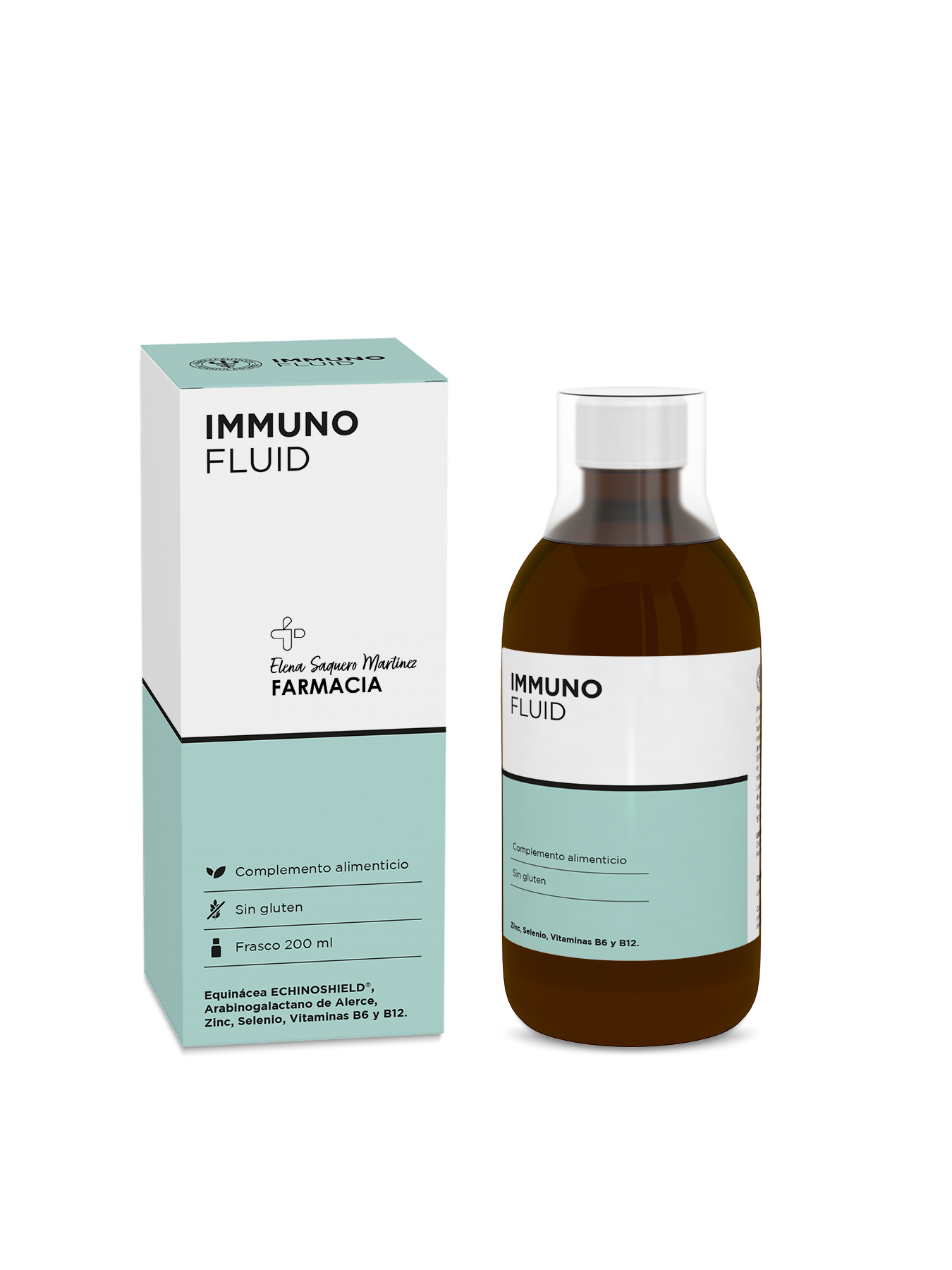 Imnuno Fluid 200ml | Inmunoestimulante con Equinácea ECHINOSHIELD® y Zinc