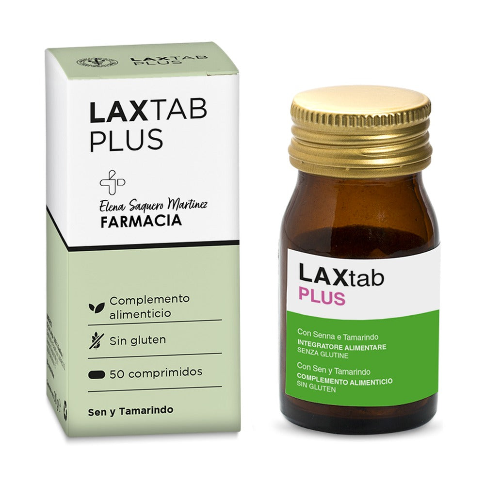 Laxtab Plus 50 Comprimidos Laxante Natural con Sen, Tamarindo e Hinojo