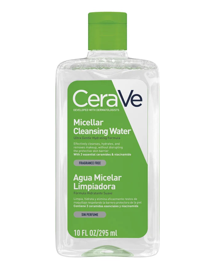 CeraVe – Agua Micelar Limpiadora con Niacinamida y Ceramidas 295ml