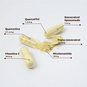 KOBHO Trans Resveratrol + Quercetin 60 Cápsulas Antioxidante Antiedad Celular
