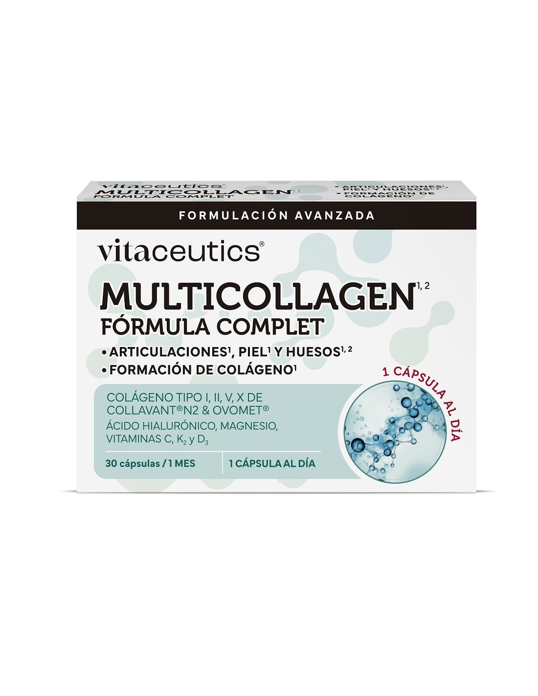 VITAceutics Multicollagen 30 cáps | Articulaciones, Piel y Huesos