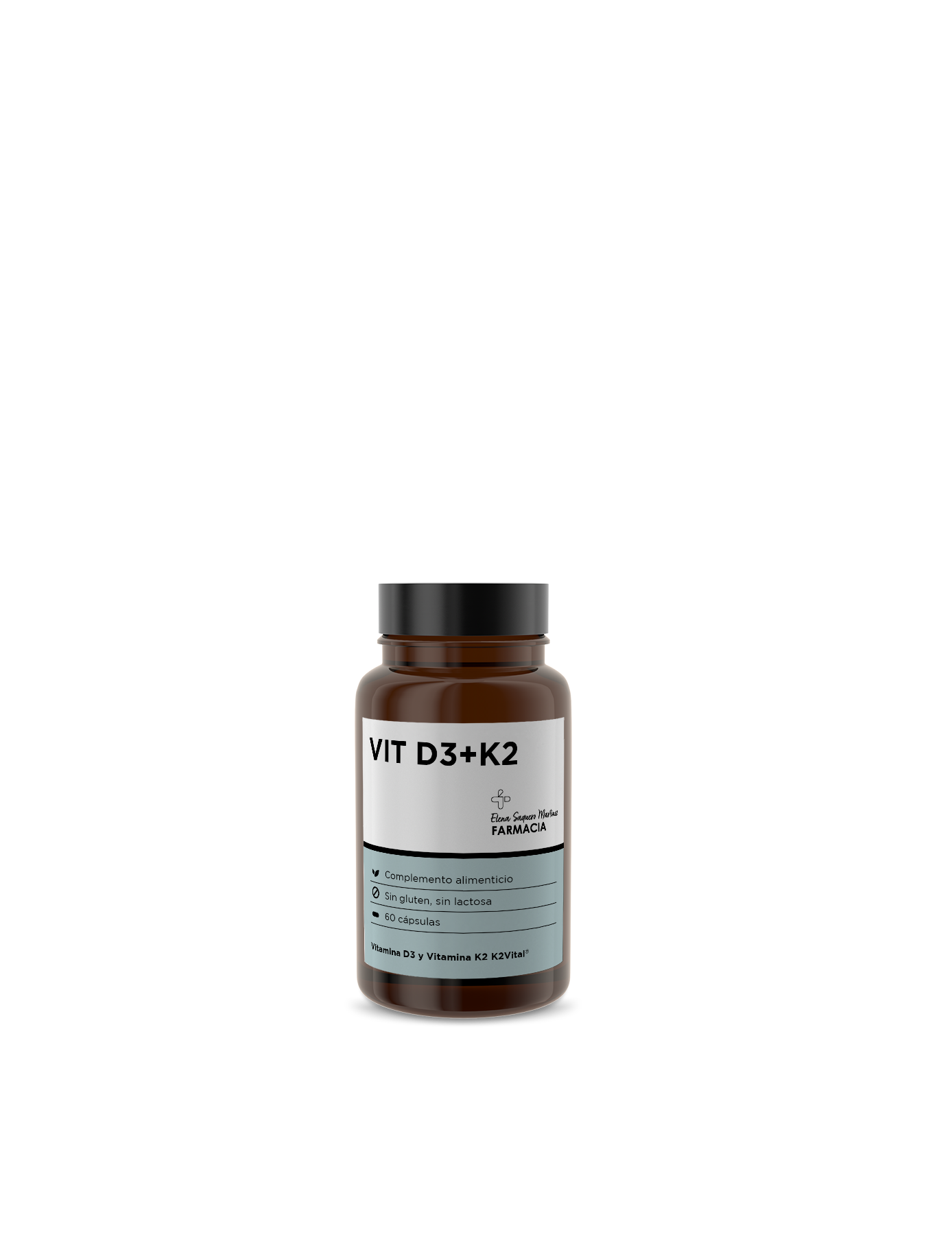 Vit D3 + K2 60 Cápsulas | Salud Ósea, Muscular y Articular con K2Vital®